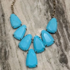 Kendra Scott Harlow Gold Statement - Turquoise